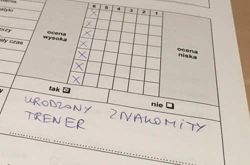 Bez etatu - urodzony trener